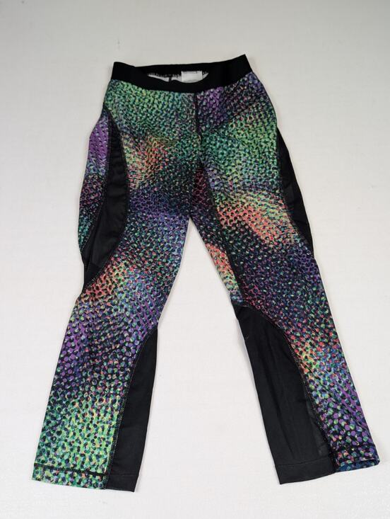 Nike Pants - Nike Pro Womens Size Small Multi Colored Hypercool Glamour Tights Yoga Gym